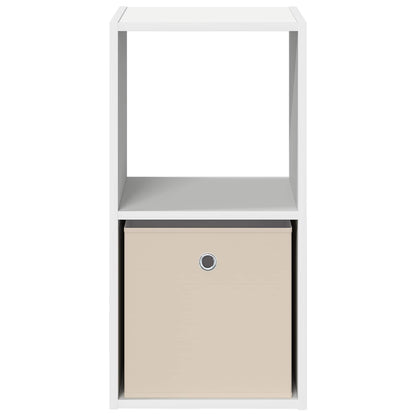 Nachtkastje met lade 2 pcs Wit 35 x 32 x 68,5 cm Bewerkt hout