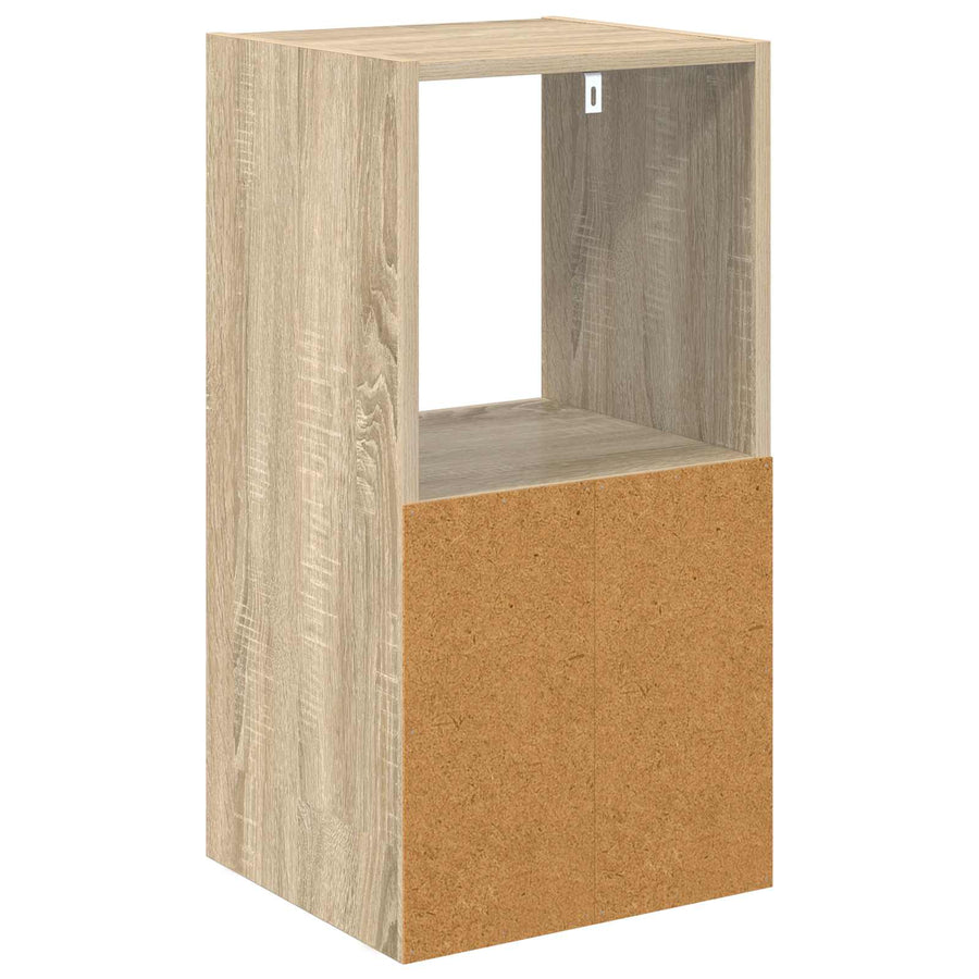 Nachtkastje Sonoma Eiken 35 x 32 x 68,5 cm Bewerkt hout