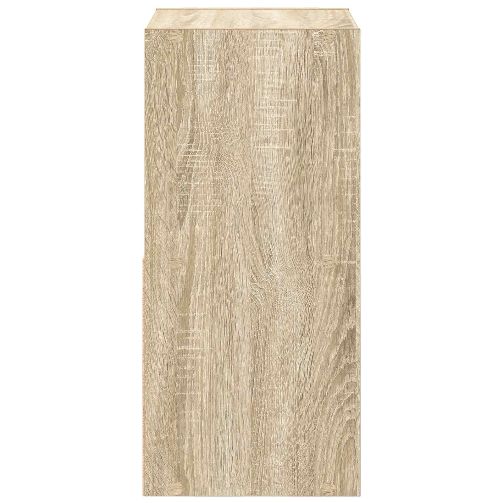 Nachtkastje Sonoma Eiken 35 x 32 x 68,5 cm Bewerkt hout