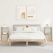 Nachtkastje Sonoma Eiken 35x32x68,5 cm 2 stuks