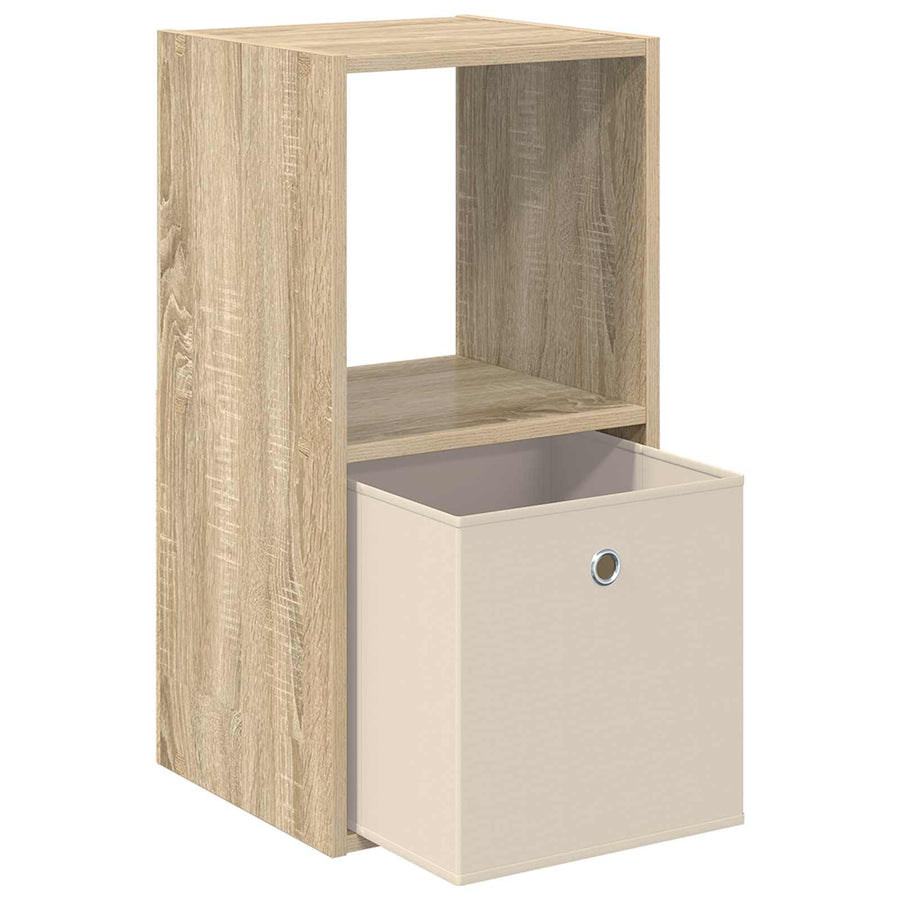 Nachtkastje 2 pcs Sonoma Eiken 35 x 32 x 68,5 cm Bewerkt hout
