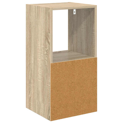 Nachtkastje 2 pcs Sonoma Eiken 35 x 32 x 68,5 cm Bewerkt hout