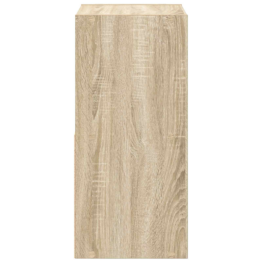 Nachtkastje 2 pcs Sonoma Eiken 35 x 32 x 68,5 cm Bewerkt hout