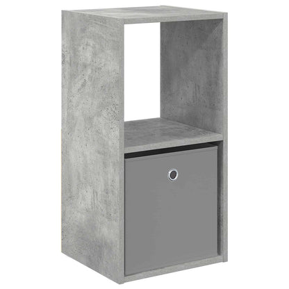Nachtkastje met lade Beton Grijs 35 x 32 x 68,5 cm Bewerkt hout