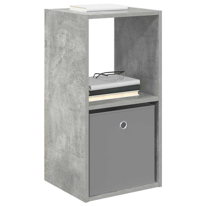 Nachtkastje met lade Beton Grijs 35 x 32 x 68,5 cm Bewerkt hout