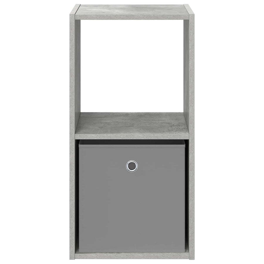 Nachtkastje 2 pcs Beton Grijs 35 x 32 x 68,5 cm Bewerkt hout