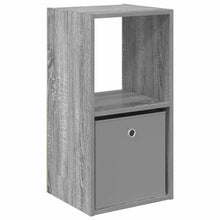 Nachtkastje Grijs Sonoma 35 x 32 x 68,5 cm Bewerkt hout