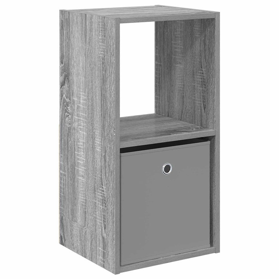 Nachtkastje Grijs Sonoma 35 x 32 x 68,5 cm Bewerkt hout