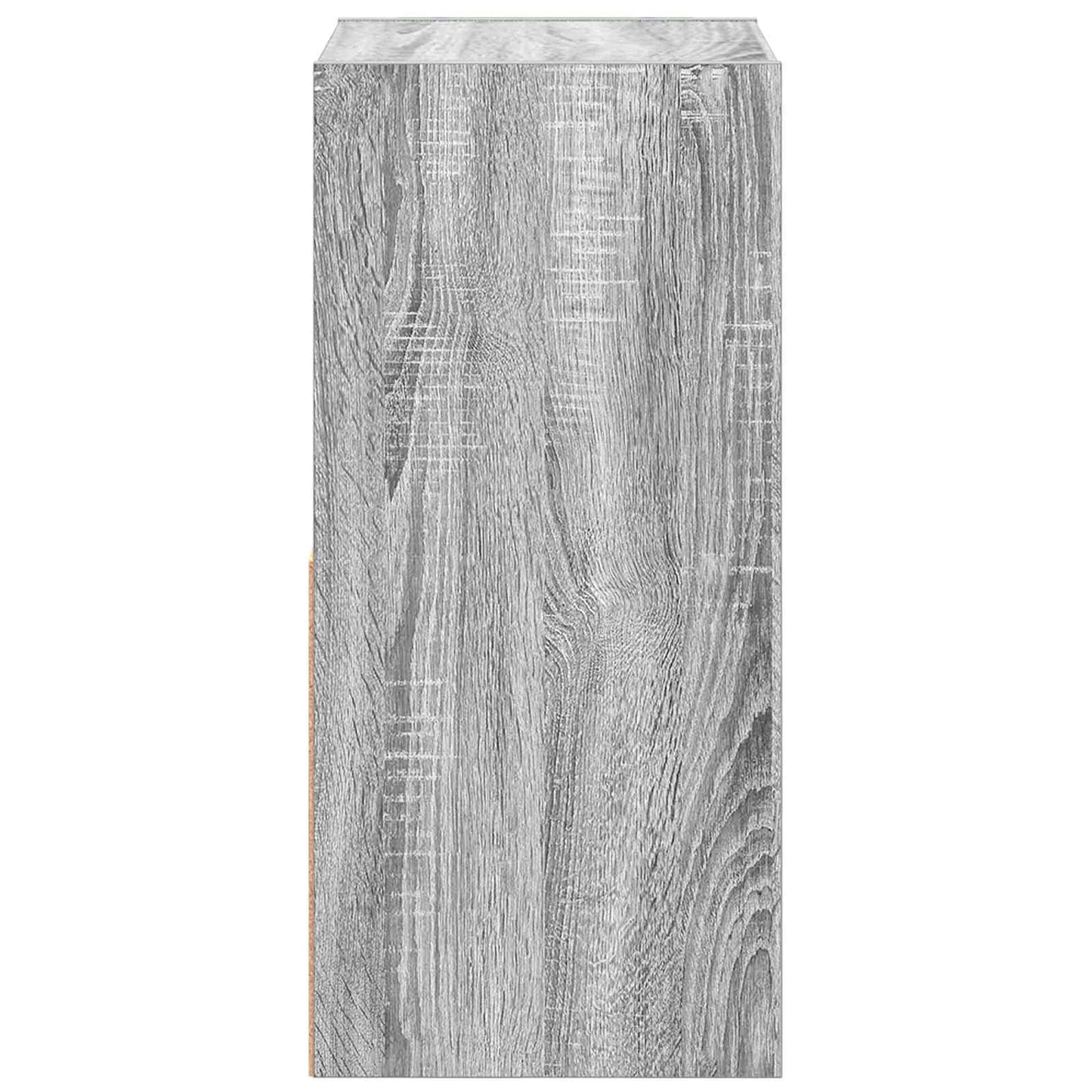 Nachtkastje Grijs Sonoma 35 x 32 x 68,5 cm Bewerkt hout