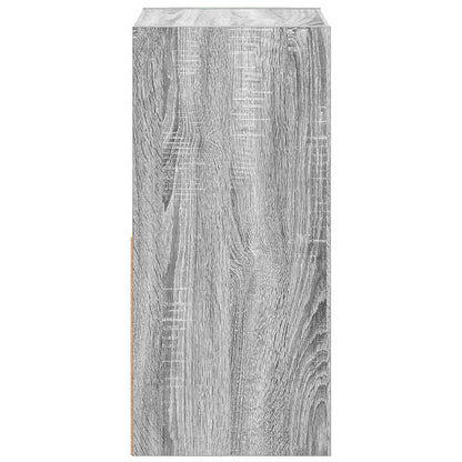 Nachtkastje Grijs Sonoma 35 x 32 x 68,5 cm Bewerkt hout