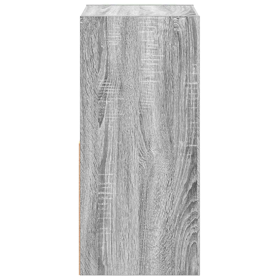 Nachtkastje Grijs Sonoma 35 x 32 x 68,5 cm Bewerkt hout