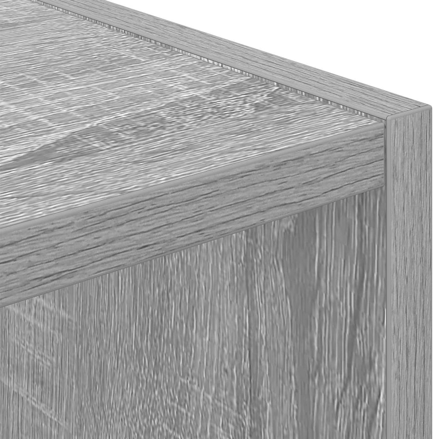 Nachtkastje 2 pcs Grijs Sonoma 35 x 32 x 68,5 cm Bewerkt hout