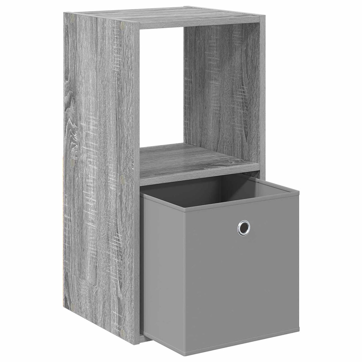 Nachtkastje 2 pcs Grijs Sonoma 35 x 32 x 68,5 cm Bewerkt hout
