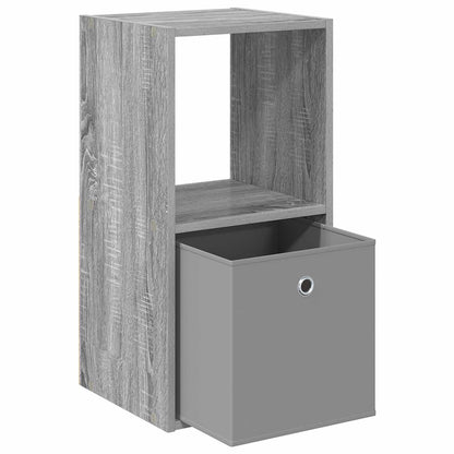 Nachtkastje 2 pcs Grijs Sonoma 35 x 32 x 68,5 cm Bewerkt hout