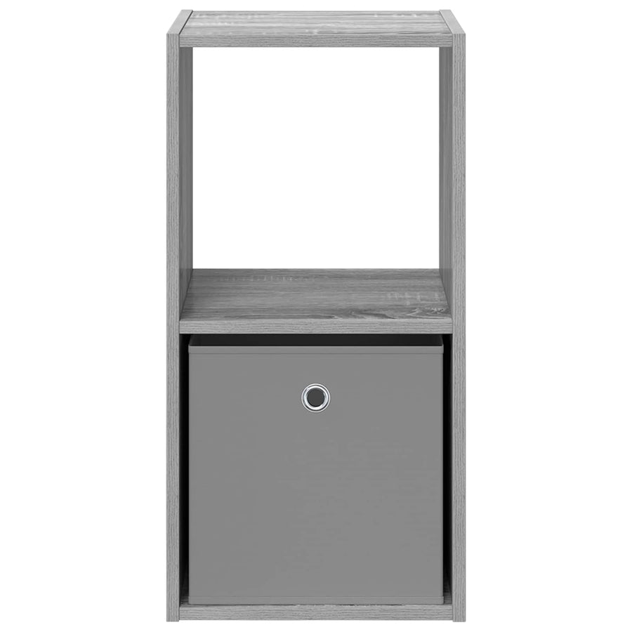 Nachtkastje 2 pcs Grijs Sonoma 35 x 32 x 68,5 cm Bewerkt hout