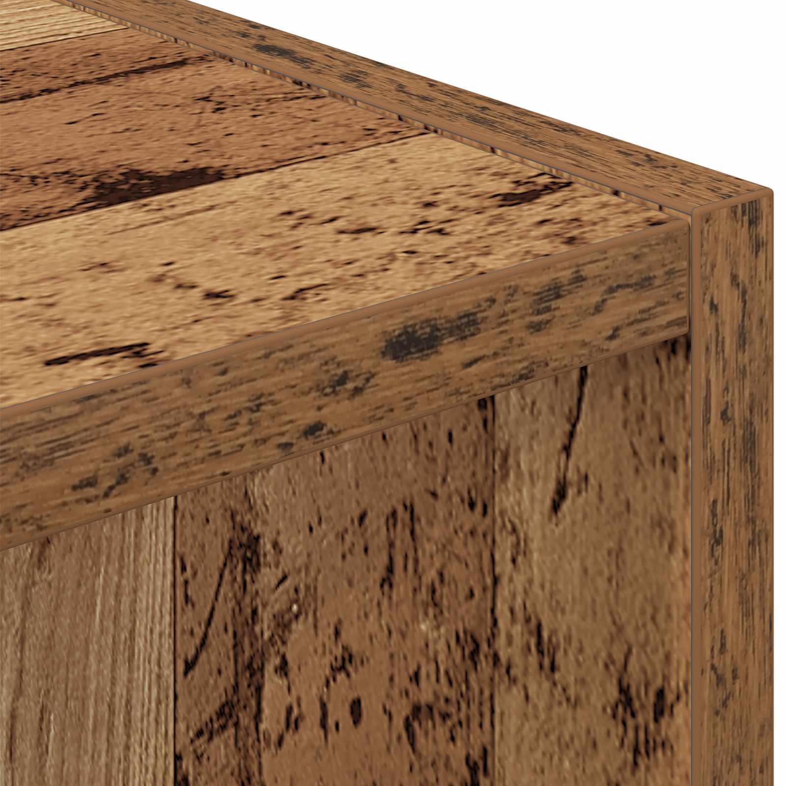 Nachtkastje met lade Oudhout 35 x 32 x 68,5 cm Bewerkt hout