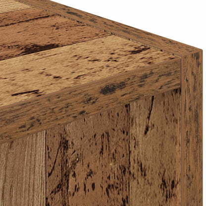 Nachtkastje met lade Oudhout 35 x 32 x 68,5 cm Bewerkt hout