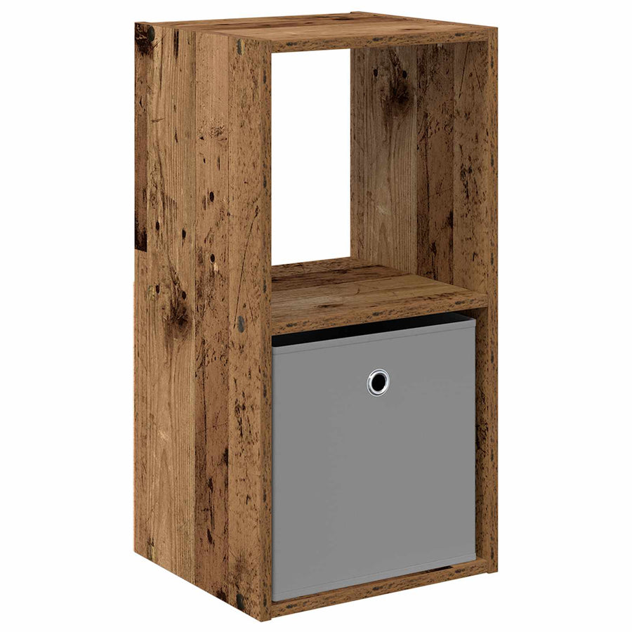 Nachtkastje met lade Oudhout 35 x 32 x 68,5 cm Bewerkt hout