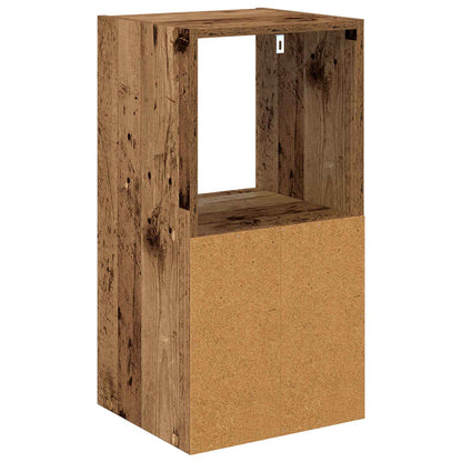 Nachtkastje 2 pcs Oudhout 35 x 32 x 68,5 cm Bewerkt hout