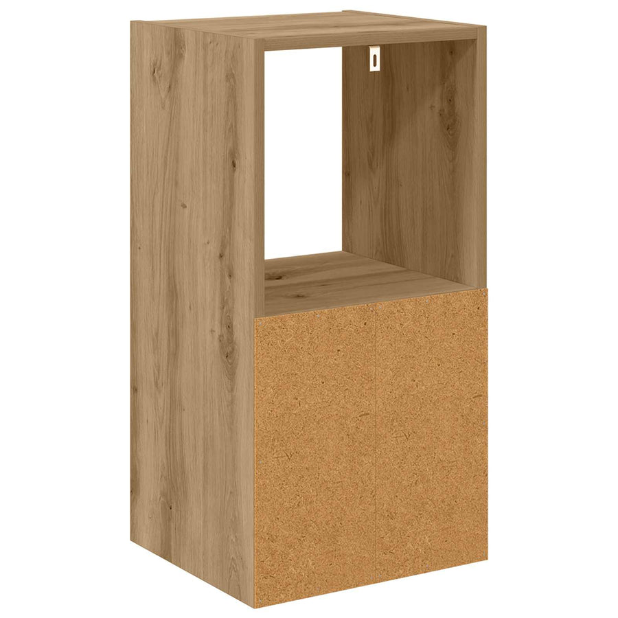 Nachtkastje Artisan Eiken 35 x 32 x 68,5 cm Bewerkt hout