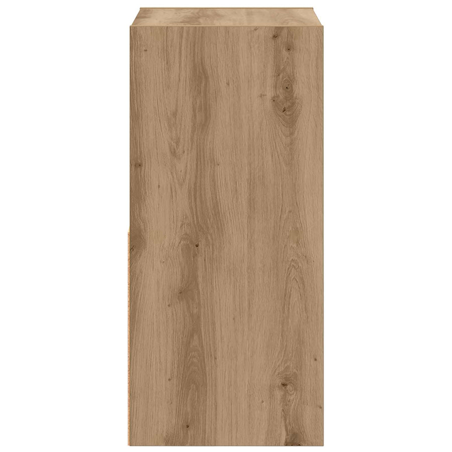 Nachtkastje Artisan Eiken 35 x 32 x 68,5 cm Bewerkt hout
