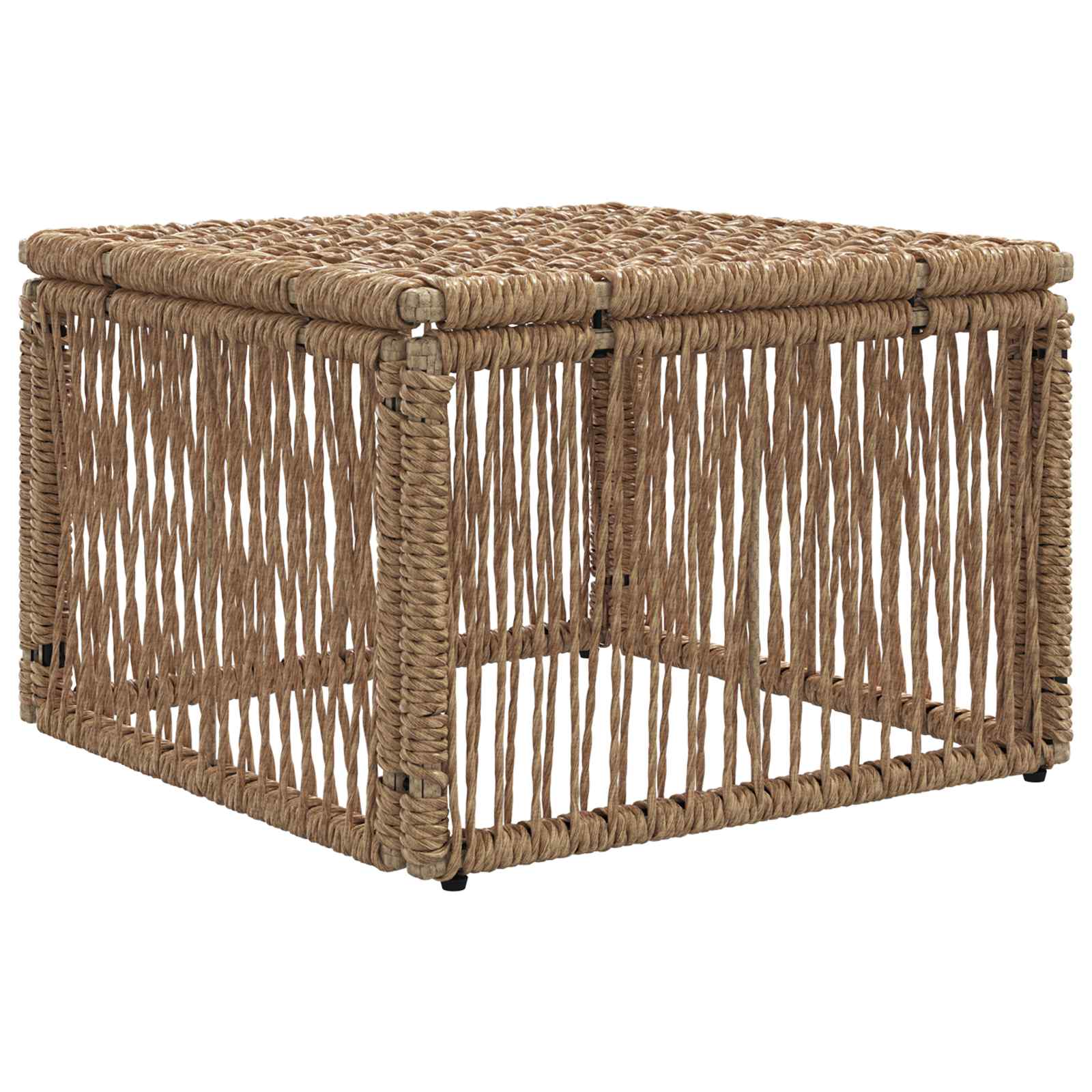 voetensteun Beige poly rattan