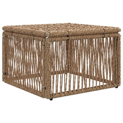 voetensteun Beige poly rattan