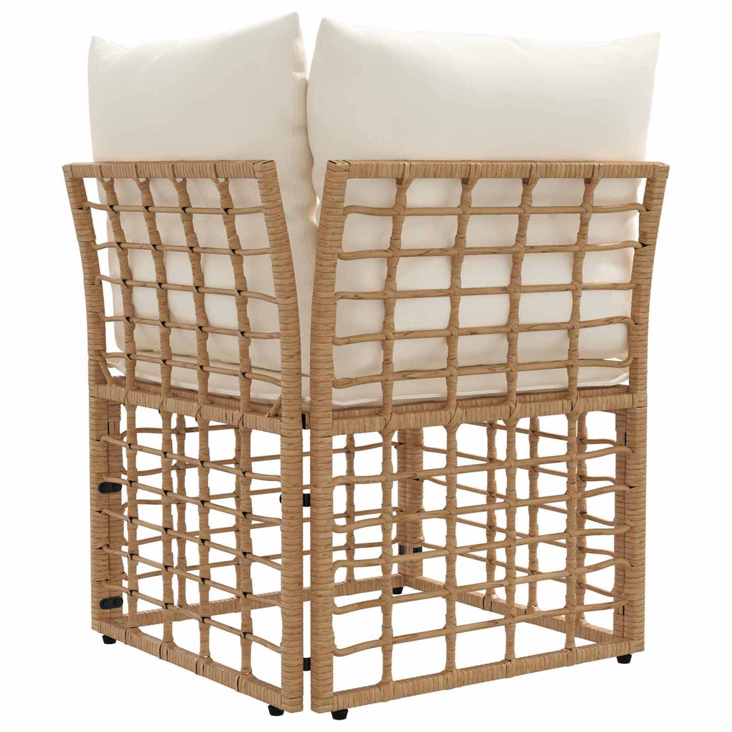 Modulaire Outdoor Hoek Sofa Eenheid Naturel 62 x 62 x 70 cm