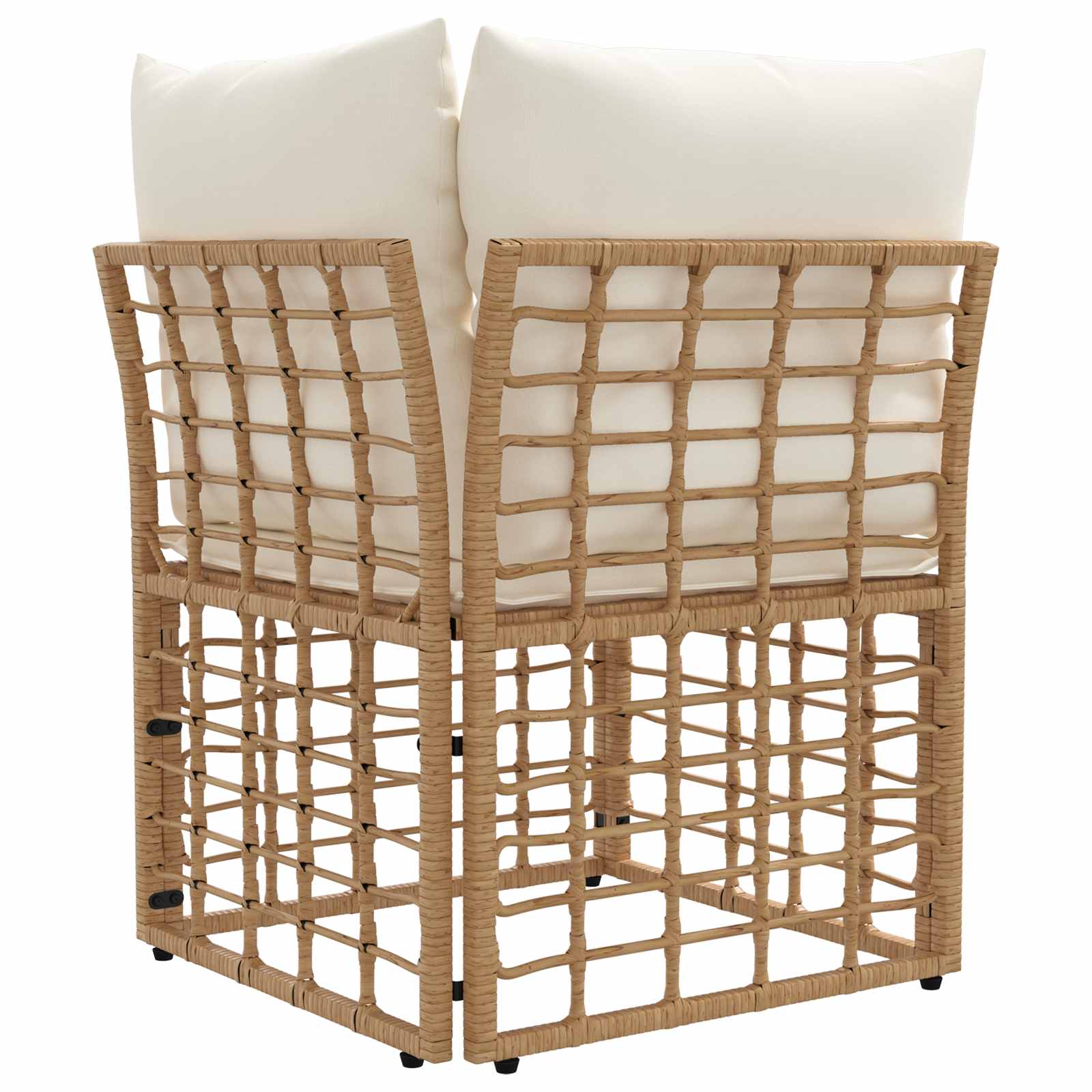 Modulaire Outdoor Hoek Sofa Eenheid Naturel 62 x 62 x 70 cm