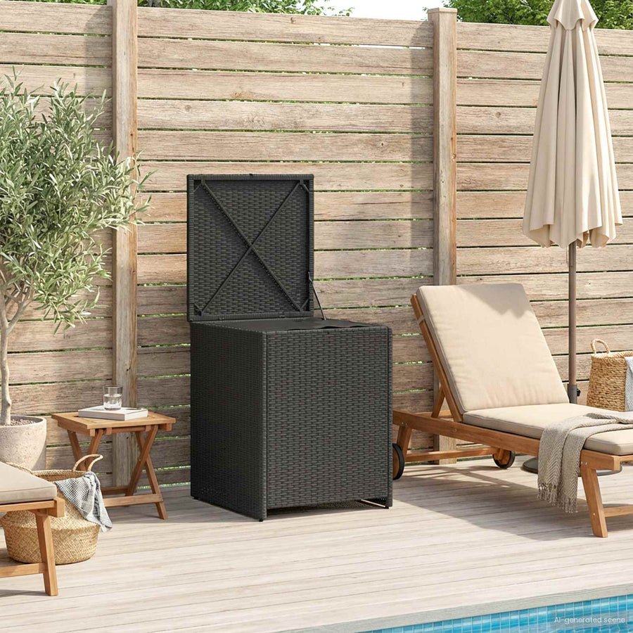 Kussenbox 55 x 55 x 69 cm staal