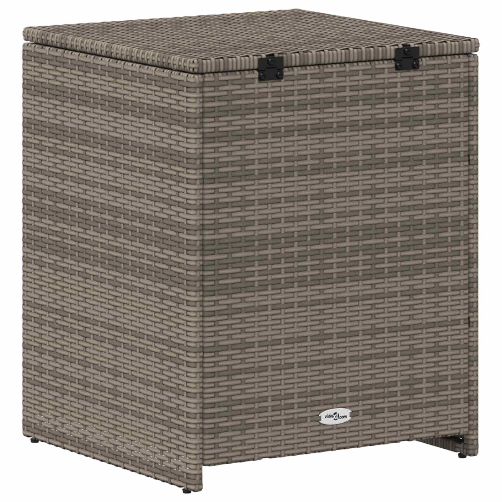 Kussenbox 55 x 55 x 69 cm staal