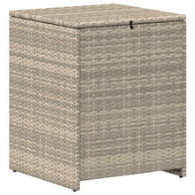 Kussenbox Lichtgrijs 55 x 55 x 69 cm polyrotan