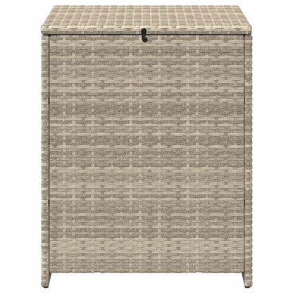 Kussenbox Lichtgrijs 55 x 55 x 69 cm polyrotan