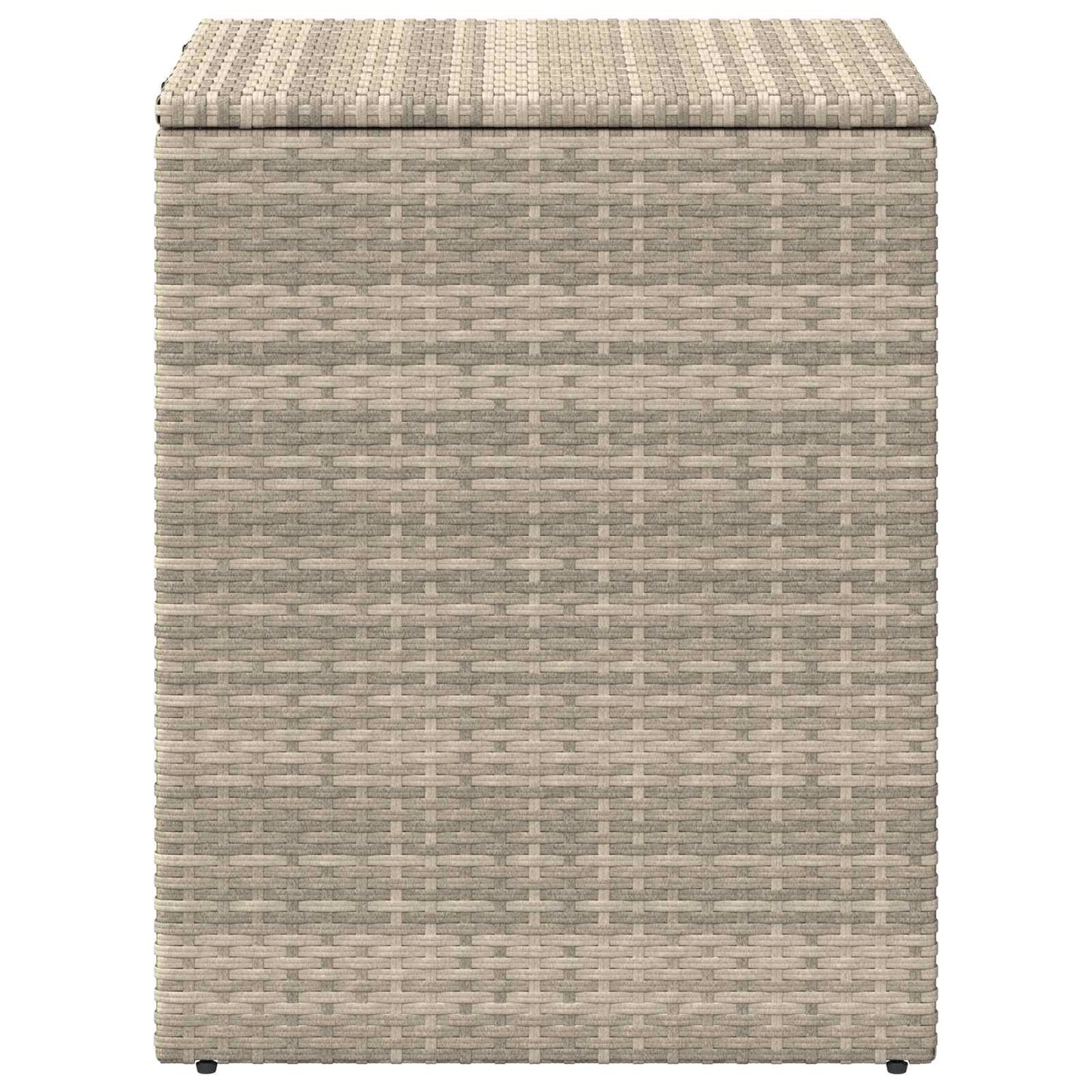 Kussenbox Lichtgrijs 55 x 55 x 69 cm polyrotan