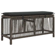 Tuin eettafelset 3 pcs Grijs en Donkergrijs poly rattan