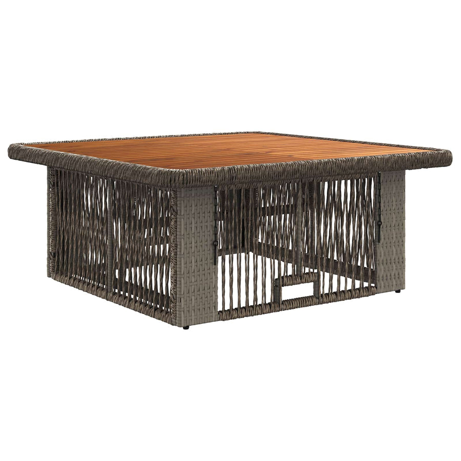 Tuin eettafelset 3 pcs Grijs en Donkergrijs poly rattan