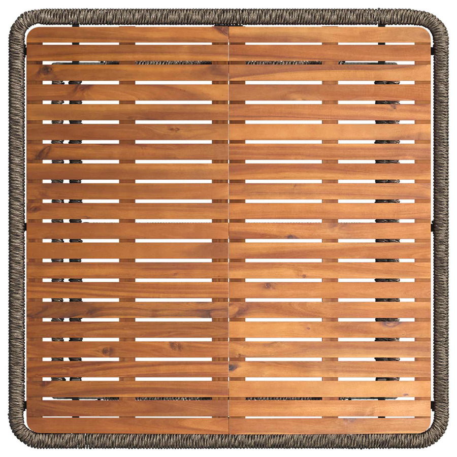 Tuin eettafelset 3 pcs Grijs en Donkergrijs poly rattan