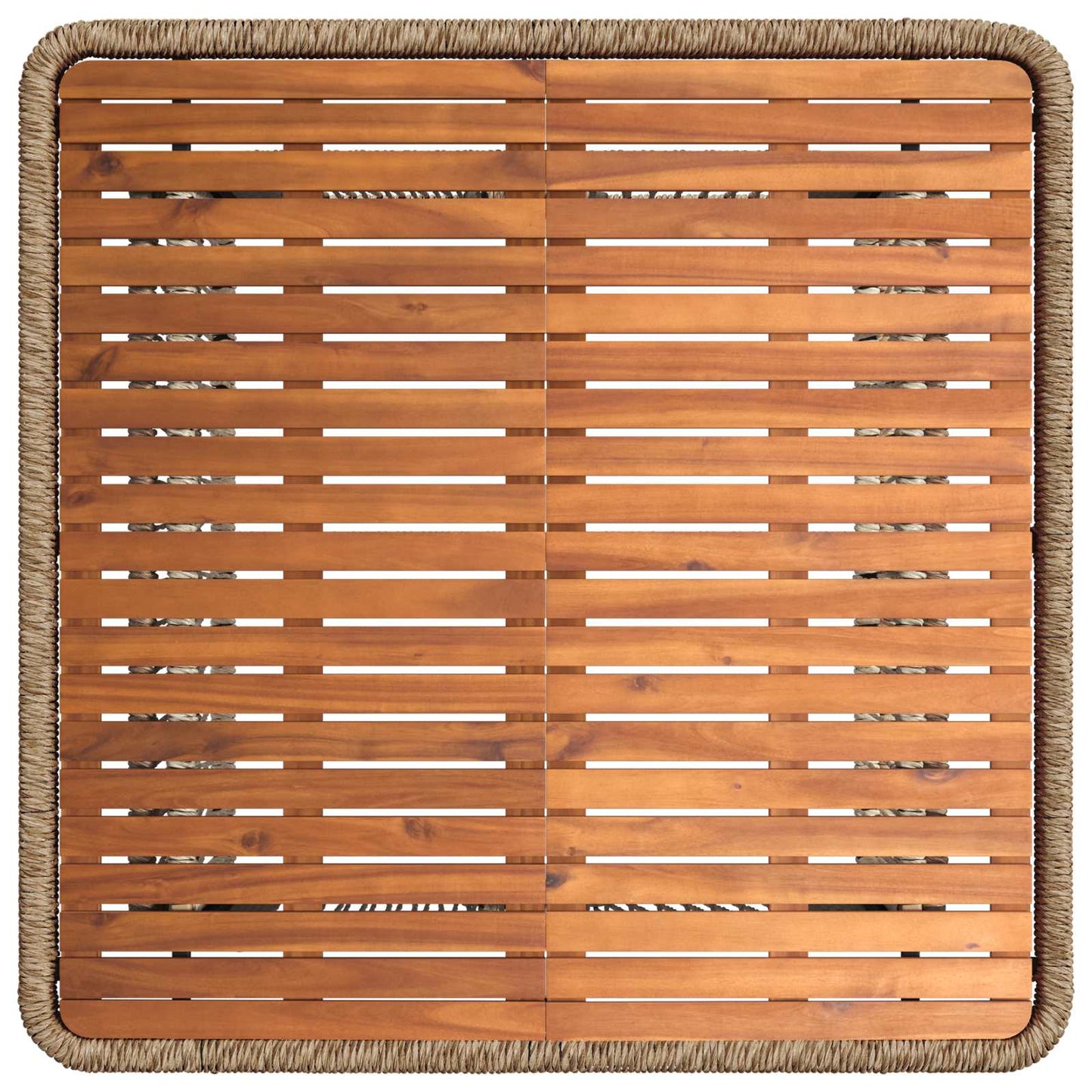 Tuin eettafelset met kussen 3 pcs Beige en Crème poly rattan
