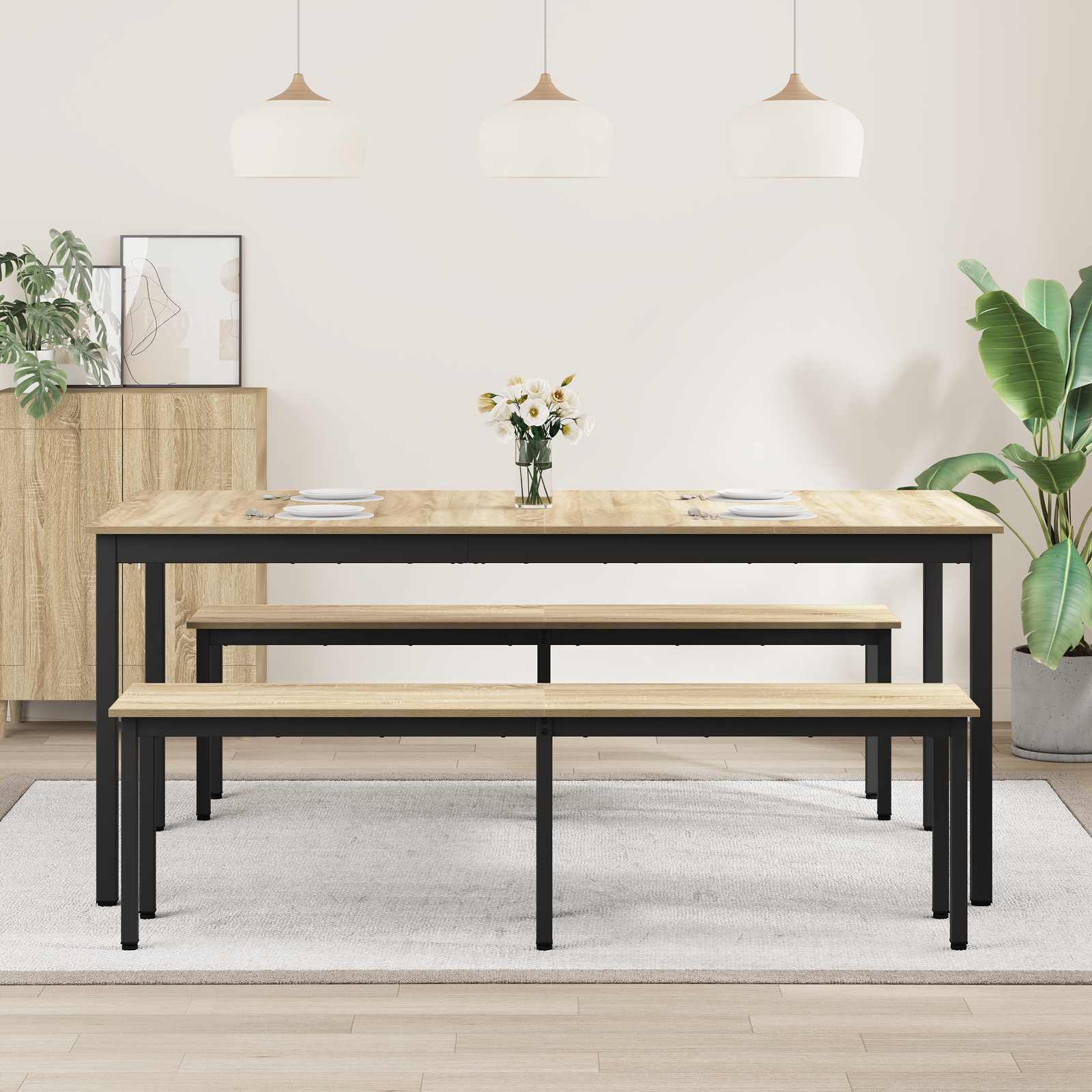 Eettafels Bewerkt hout
