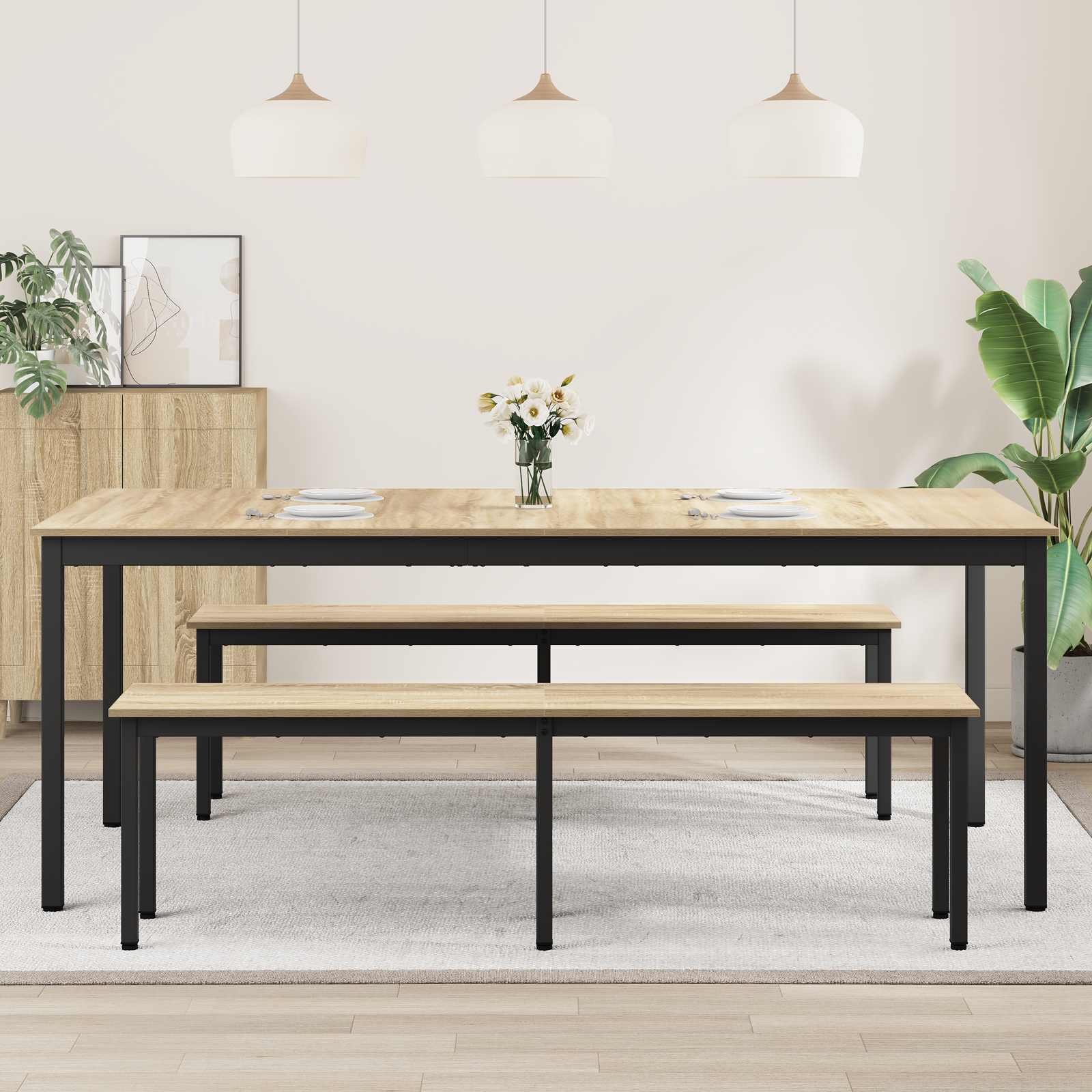 Eettafels Bewerkt hout