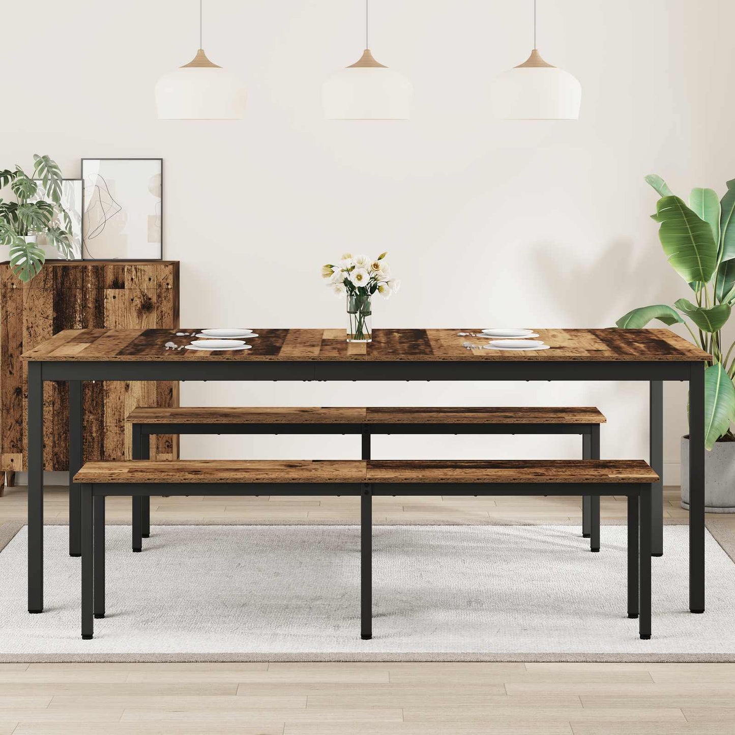 Eettafels Bewerkt hout