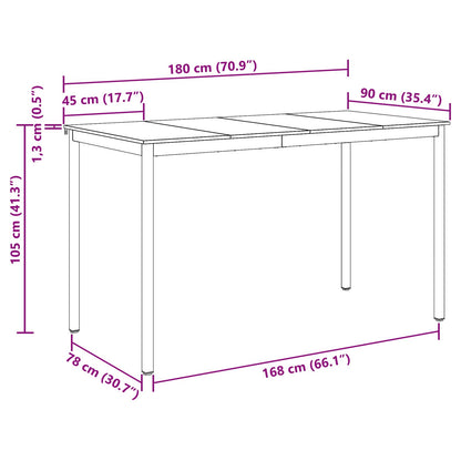 Eettafels Bewerkt hout