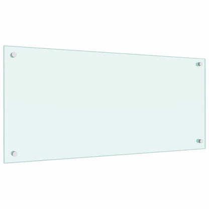 Keuken Achterwand 2 pcs Wit 90 x 40 cm gehard glas