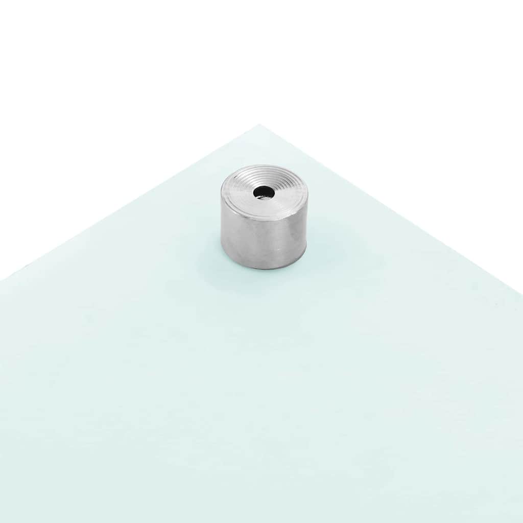 Keuken Achterwand 2 pcs Wit 100 x 40 cm gehard glas