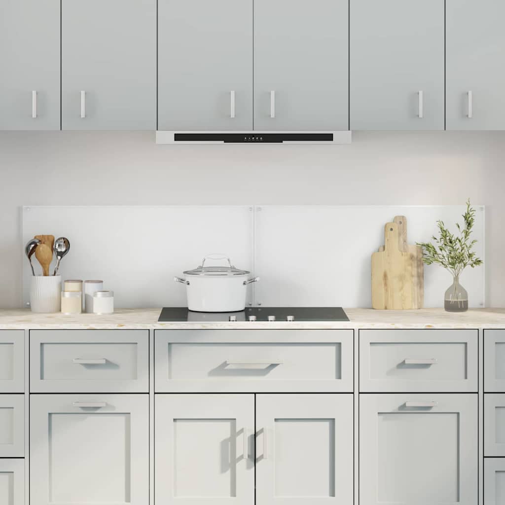 Keuken Achterwand 2 pcs Doorzichtig 90 x 40 cm gehard glas