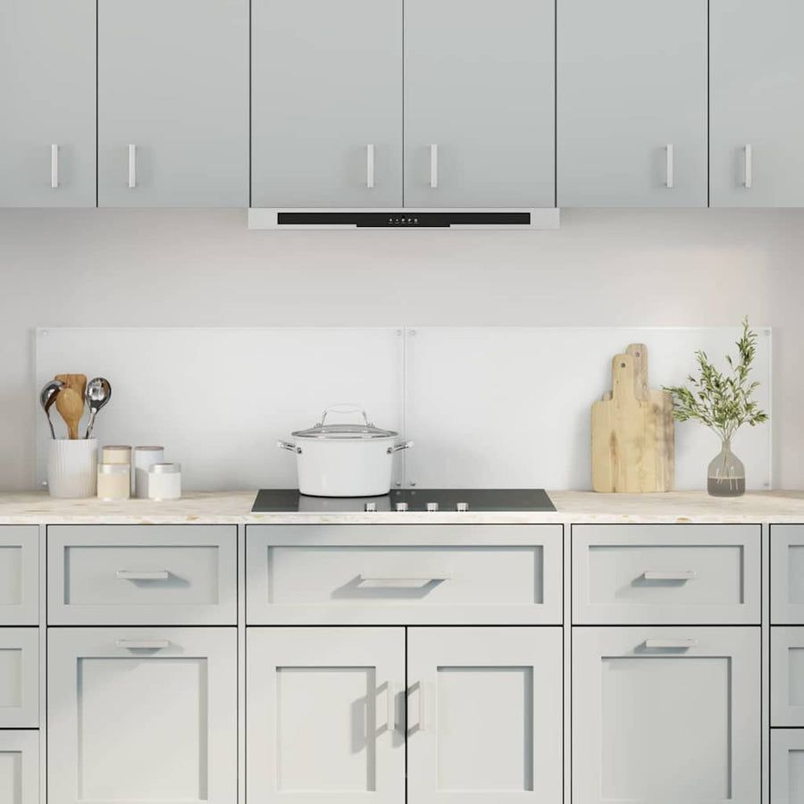 Keuken Achterwand 2 pcs Doorzichtig 90 x 40 cm gehard glas