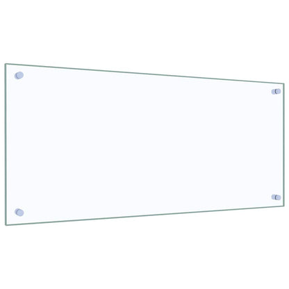 Keuken Achterwand 2 pcs Doorzichtig 90 x 40 cm gehard glas