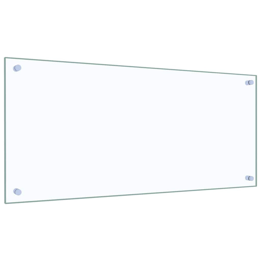 Keuken Achterwand 2 pcs Doorzichtig 90 x 40 cm gehard glas