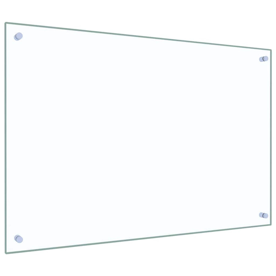 Keuken Achterwand 2 pcs Doorzichtig 90 x 60 cm gehard glas