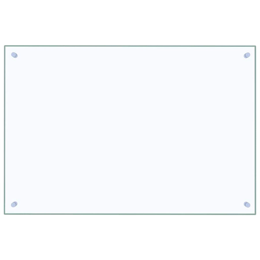 Keuken Achterwand 2 pcs Doorzichtig 90 x 60 cm gehard glas